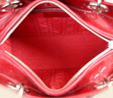 Christian Dior Cherry Red Medium Lady Dior Bag