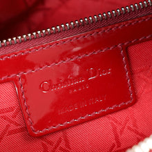 Christian Dior Cherry Red Medium Lady Dior Bag