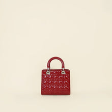 Christian Dior Cherry Red Medium Lady Dior Bag