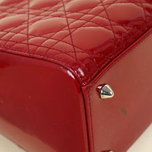 Christian Dior Cherry Red Medium Lady Dior Bag