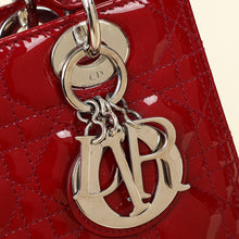 Christian Dior Cherry Red Medium Lady Dior Bag