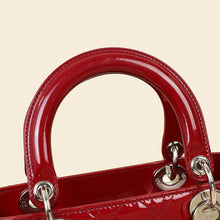 Christian Dior Cherry Red Medium Lady Dior Bag