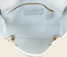Christian Dior Light Blue Lady Dior Mini Chain Bag