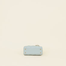 Christian Dior Light Blue Lady Dior Mini Chain Bag