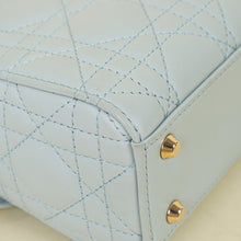Christian Dior Light Blue Lady Dior Mini Chain Bag