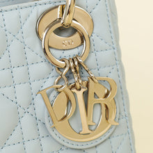 Christian Dior Light Blue Lady Dior Mini Chain Bag