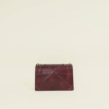 Christian Dior Burgundy Diorama Flap Medium Shoulder Bag