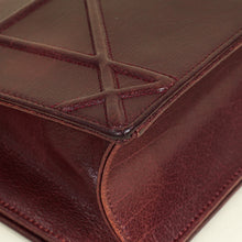 Christian Dior Burgundy Diorama Flap Medium Shoulder Bag