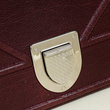 Christian Dior Burgundy Diorama Flap Medium Shoulder Bag