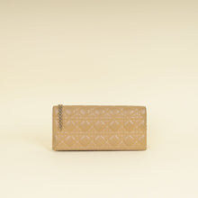 Christian Dior Beige Lady Dior Convertible Chain Clutch