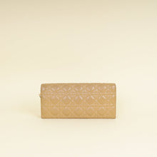 Christian Dior Beige Lady Dior Convertible Chain Clutch