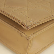 Christian Dior Beige Lady Dior Convertible Chain Clutch