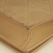 Christian Dior Beige Lady Dior Convertible Chain Clutch