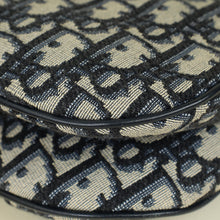 Christian Dior Navy Blue Oblique Saddle Mini Bag