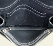 Christian Dior Dark Grey Diorama Micro Cannage Wallet On Chain