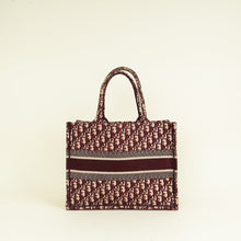 Christian Dior Burgundy Oblique Book Tote Medium Bag