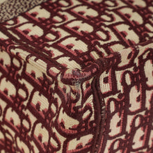 Christian Dior Burgundy Oblique Book Tote Medium Bag