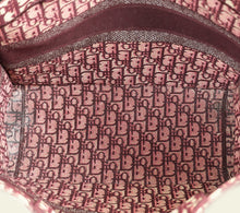 Christian Dior Burgundy Oblique Book Tote Medium Bag