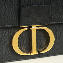 Christian Dior Black 30 Montaigne Chain Shoulder Bag