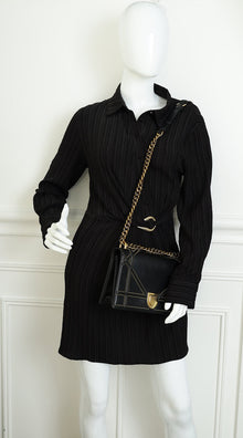 Christian Dior Black Diorama Studded Medium Bag