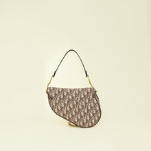 Christian Dior Brown Oblique Saddle Medium Bag