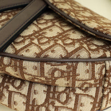 Christian Dior Brown Oblique Saddle Medium Bag