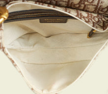 Christian Dior Brown Oblique Saddle Medium Bag