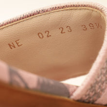 Christian Dior Light Pink Toile De Jouy Motif Dway Slide Mules 39.5