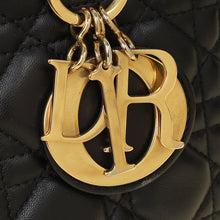 Christian Dior Black Lady Dior Medium Bag