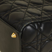 Christian Dior Black Lady Dior Medium Bag