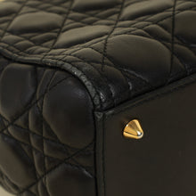 Christian Dior Black Lady Dior Medium Bag