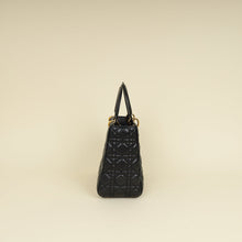 Christian Dior Black Lady Dior Medium Bag