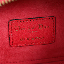 Christian Dior Red Mini Saddle Shoulder Strap Pouch