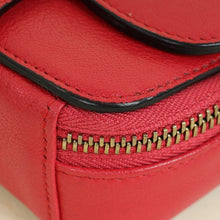 Christian Dior Red Mini Saddle Shoulder Strap Pouch
