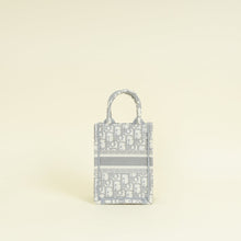Christian Dior Grey Mini Book Tote Phone Bag