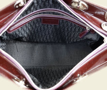 Christian Dior Wine Lady Dior Large Bag