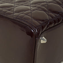 Christian Dior Wine Lady Dior Large Bag