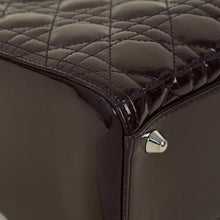 Christian Dior Wine Lady Dior Large Bag