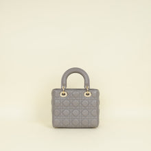 Christian Dior Grey My ABCDior Lady Dior Small Bag