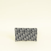 Christian Dior Blue Oblique Saddle Wallet on Chain