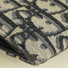 Christian Dior Blue Oblique Saddle Wallet on Chain
