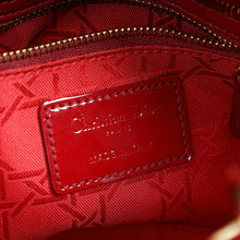 Christian Dior Cherry Red Lady Mini Dior Chain Bag