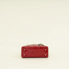 Christian Dior Cherry Red Lady Mini Dior Chain Bag