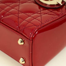 Christian Dior Cherry Red Lady Mini Dior Chain Bag