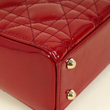 Christian Dior Cherry Red Lady Mini Dior Chain Bag