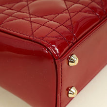 Christian Dior Cherry Red Lady Mini Dior Chain Bag