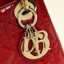 Christian Dior Cherry Red Lady Mini Dior Chain Bag