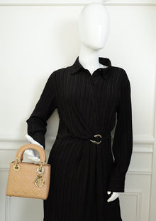Christian Dior Beige Lady Mini Dior Chain Bag