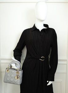 Christian Dior Grey Lady Mini Dior Chain Bag