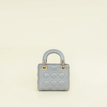 Christian Dior Grey Lady Mini Dior Chain Bag